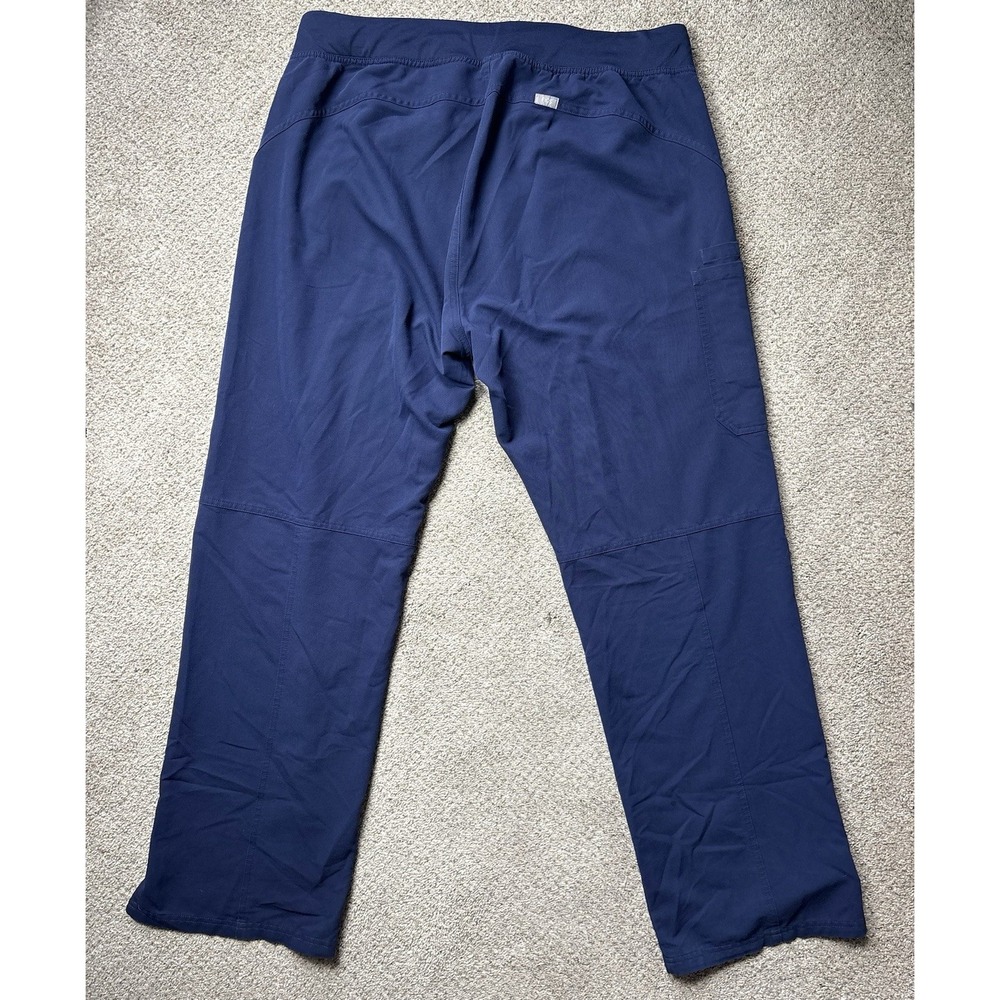 Figs Women's Kade Cargo Scrub Pants XL Tall Navy Blue Style T21004T - Picture 5 of 8